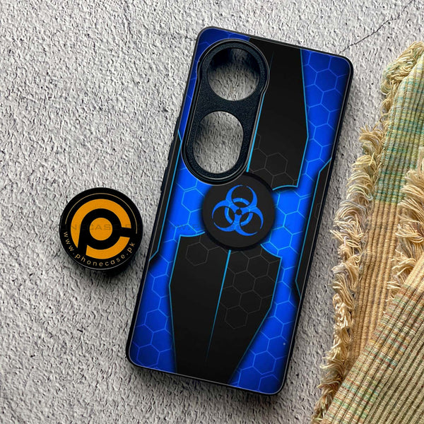 Vivo V40 Pro - Biohazard Sign Series - Premium Metal Printed soft Bumper shock Proof Case