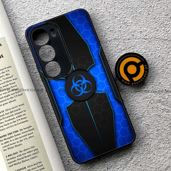 Vivo Y19s Pro - Biohazard Sign Series - Premium Metal Printed soft Bumper shock Proof Case
