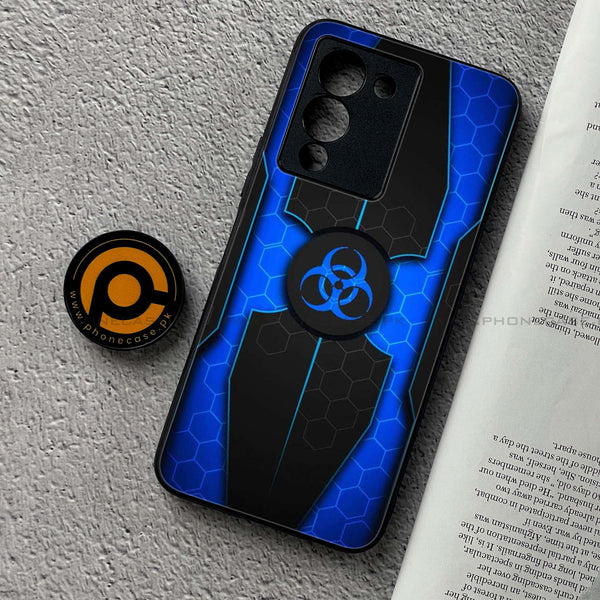 Infinix Note 12 G96 Biohazard Sign Design 1  Premium Printed Glass soft Bumper shock Proof Case CS-39672