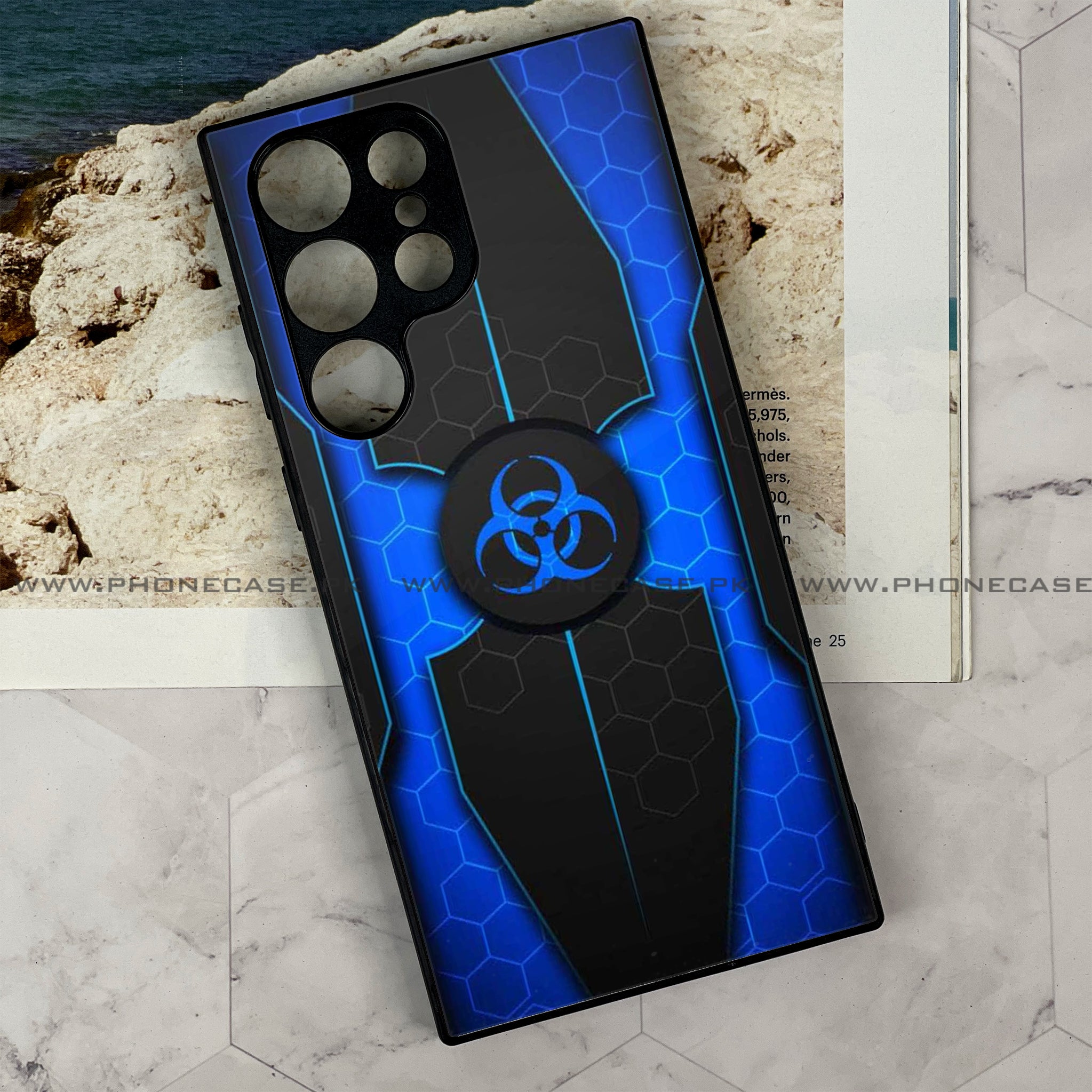 Galaxy S21 Ultra - Biohazard Sign Series - Premium Metal Printed soft Bumper shock Proof Case