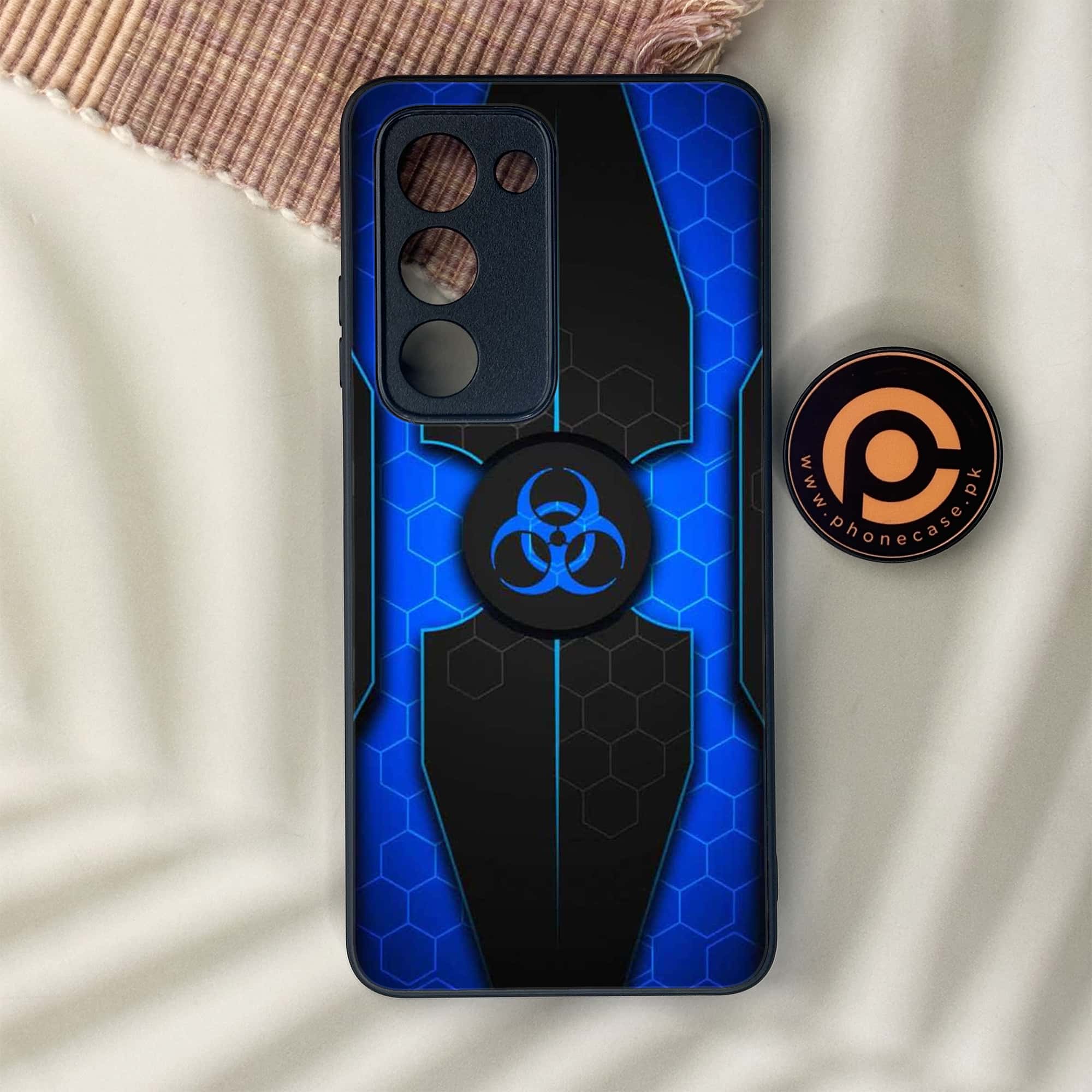 Oppo A5 2025 - Biohazard Sign Series - Premium Metal Printed soft Bumper shock Proof Case