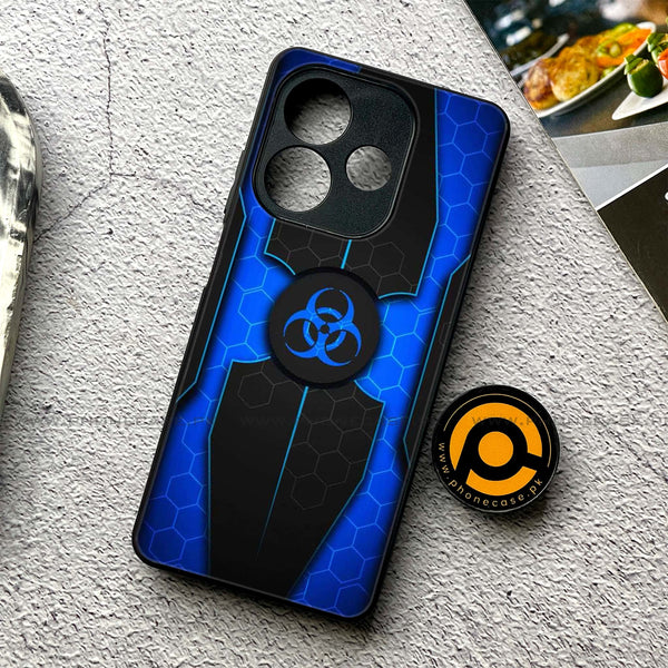 Oppo A5 Pro - Biohazard Sign Series - Premium Metal Printed soft Bumper shock Proof Case  Biohazard Sign Series