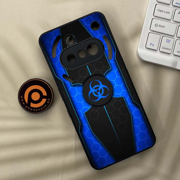 Nothing Phone 3a - Biohazard Sign Series - Premium Metal  Printed soft Bumper shock Proof Case