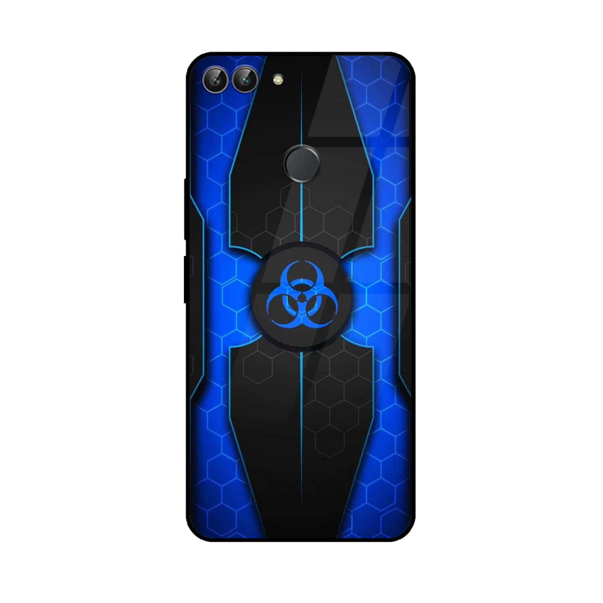 Huawei P Smart - Biohazard Sign Series - Premium Printed Glass soft Bumper shock Proof Case