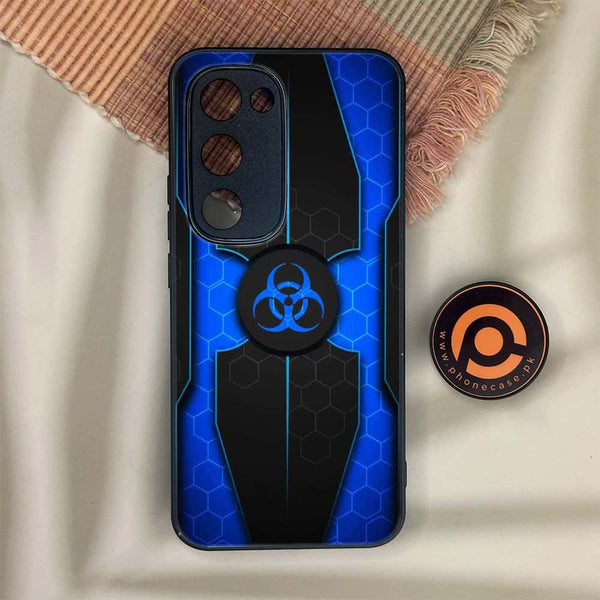 Tecno Spark 40 Pro Plus - Biohazard Sign Series - Premium Metal Printed soft Bumper shock Proof Case