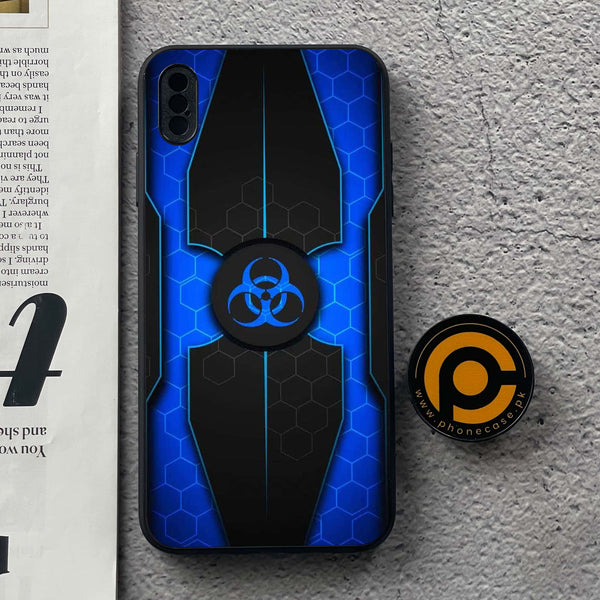 iPhone XS Max - Biohazard Sign Series - Premium Metal Printed soft Bumper shock Proof Case