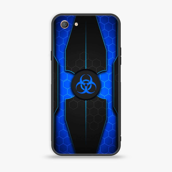 Oppo A71 (2017)  - Biohazard Sign Series - Premium Printed Glass soft Bumper shock Proof Case