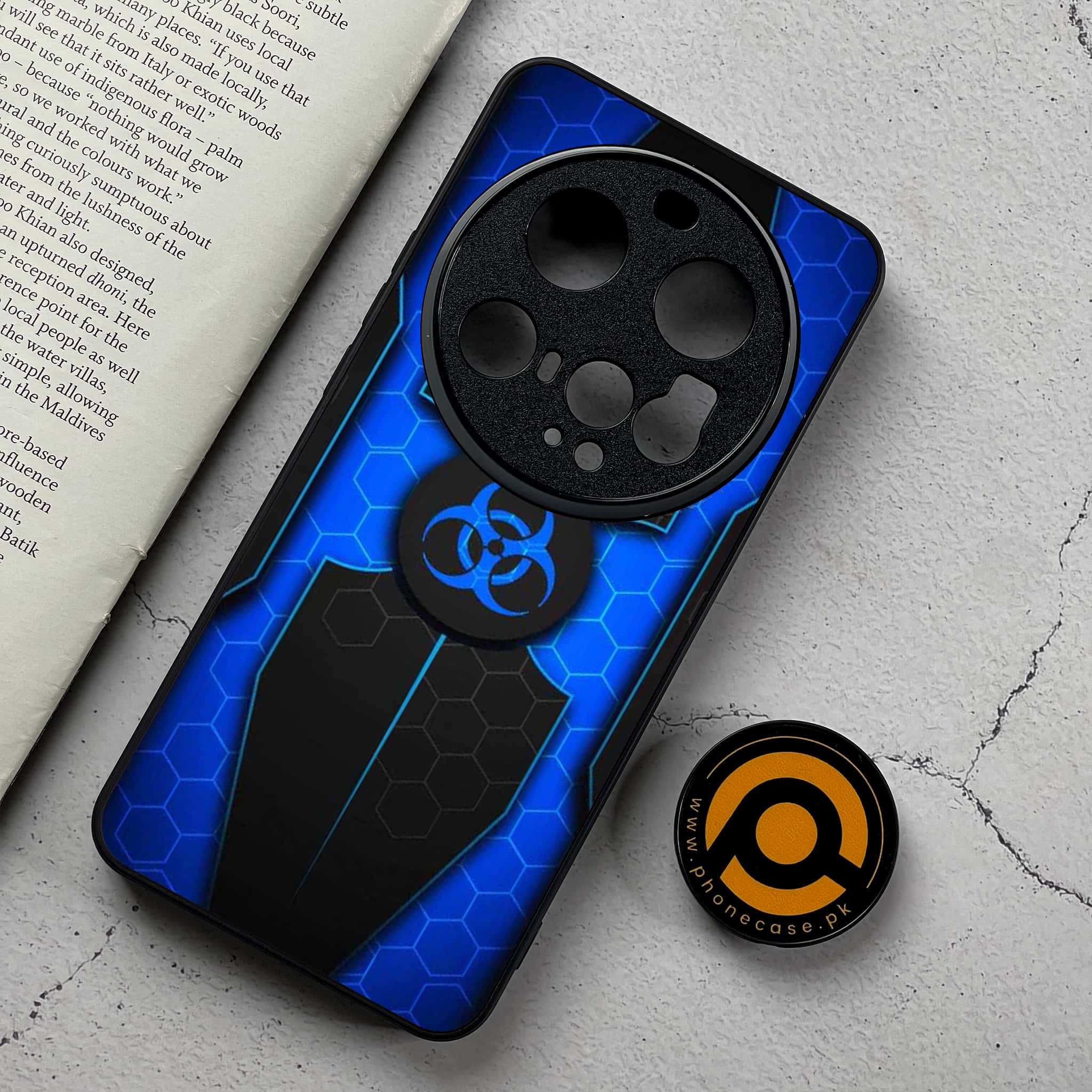 Xiaomi 15 Ultra - Biohazard Sign Series - Premium Metal Printed Soft Bumper Shockproof Case