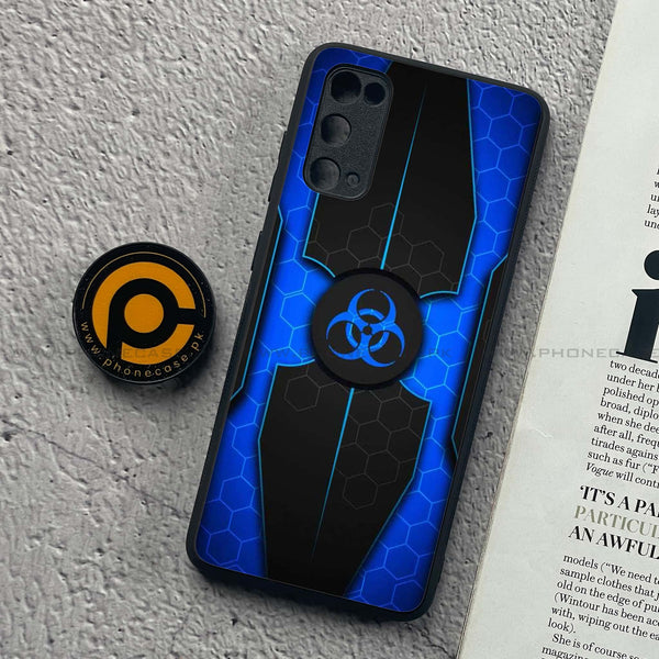 Samsung Galaxy S20 - Biohazard Sign Design 1 - Premium Printed Glass soft Bumper shock Proof Case CS-34927