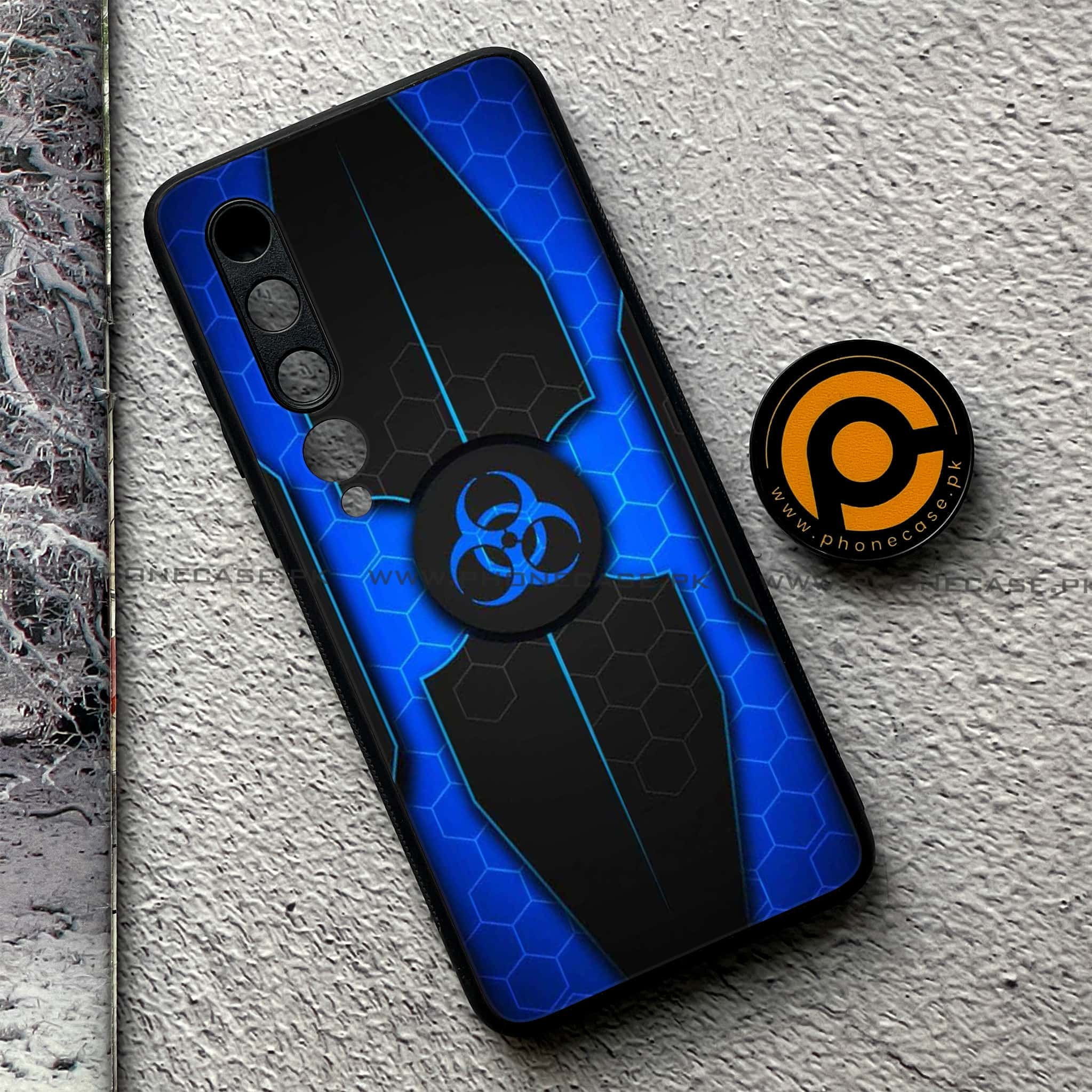 Xiaomi Mi 10 - Biohazard Sign Series - Premium Printed Glass soft Bumper shock Proof Case