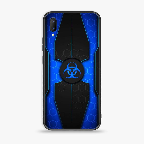 vivo V11 Pro - Biohazard Sign Design 1- Premium Printed Glass soft Bumper shock Proof Case CS-12806