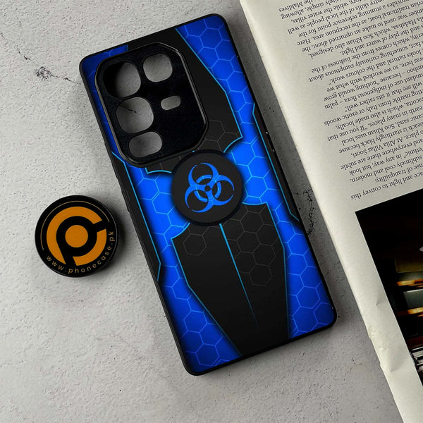 Infinix Note 50 - Biohazard Sign Series - Premium Metal Printed Soft Bumper Shockproof Case