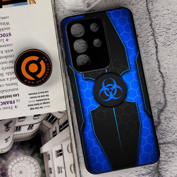 Vivo Y29 4G - Biohazard Sign Design 1  - Premium Metal Printed soft Bumper Shock Proof Case  CS-35133