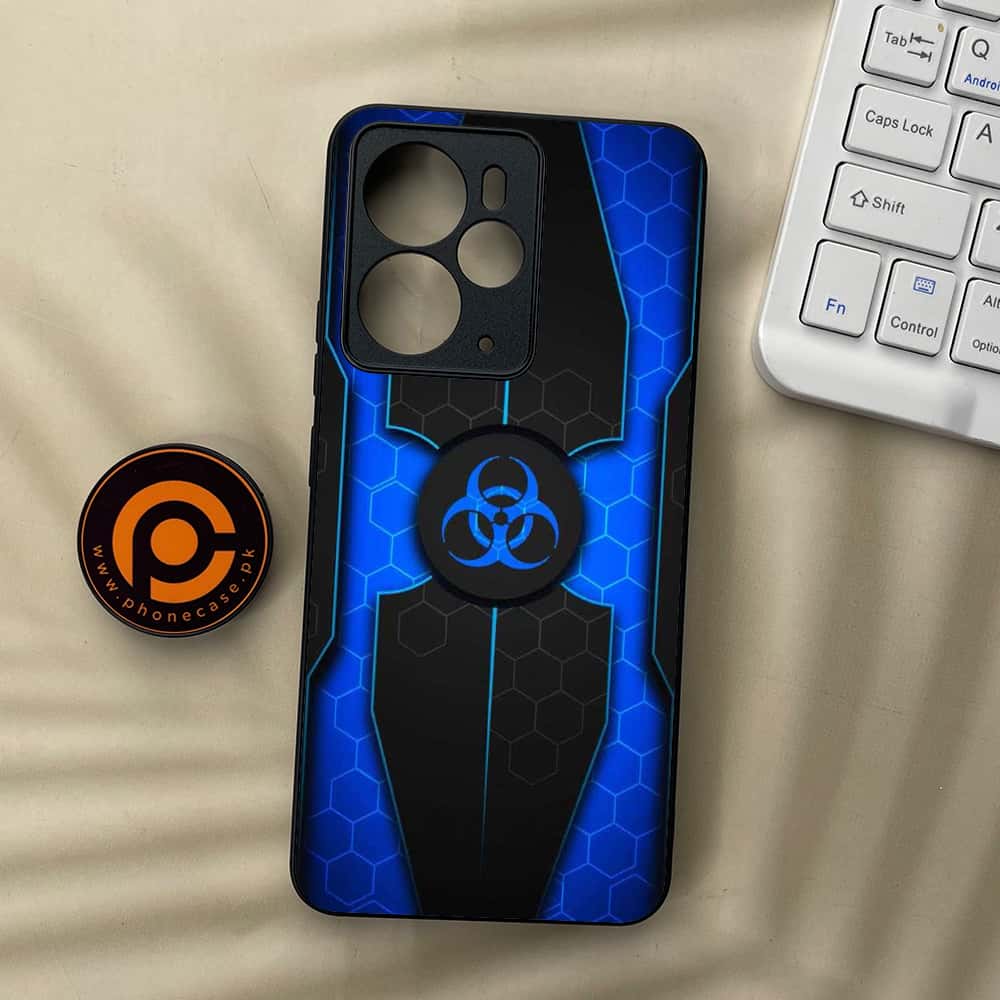 Realme 14T 5G - Biohazard Sign Series - Premium Metal Printed soft Bumper Shock Proof Case