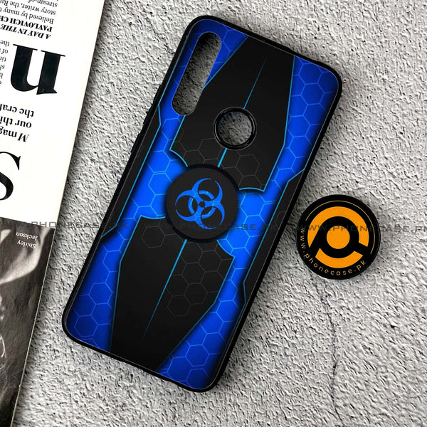 Huawei Y9 Prime (2019) - Biohazard Sign Series - Premium Printed Glass soft Bumper shock Proof Case