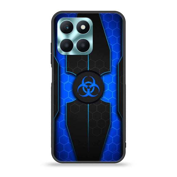 Honor X6a - Biohazard Sign Series - Premium Printed Glass soft Bumper shock Proof Case