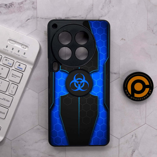 Tecno Camon 30 Premier - Biohazard Sign Series - Premium Metal Printed soft Bumper shock Proof Case