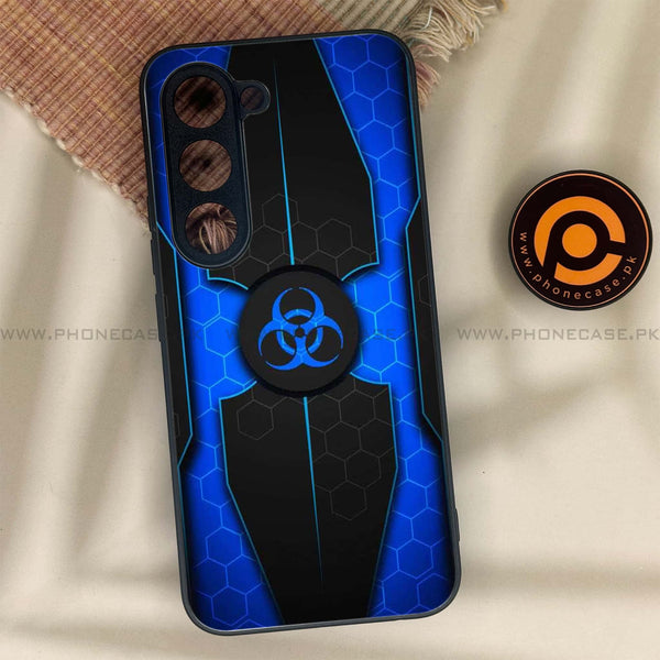Tecno Spark 40 Pro - Biohazard Sign Series - Premium Metal Printed soft Bumper shock Proof Case