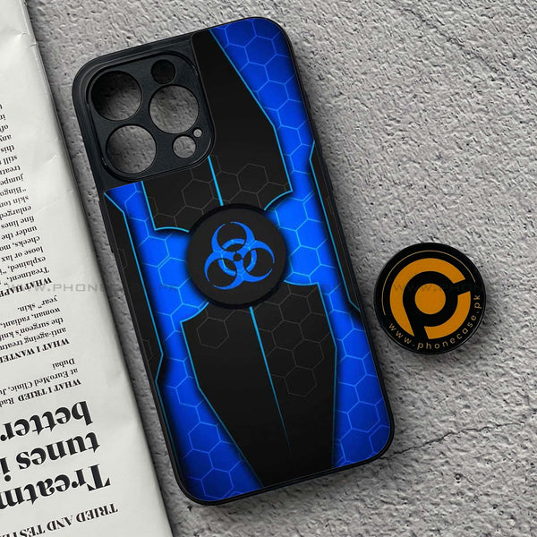 iPhone 15 Pro - Biohazard Sign Series - Premium Metal Printed soft Bumper shock Proof Case