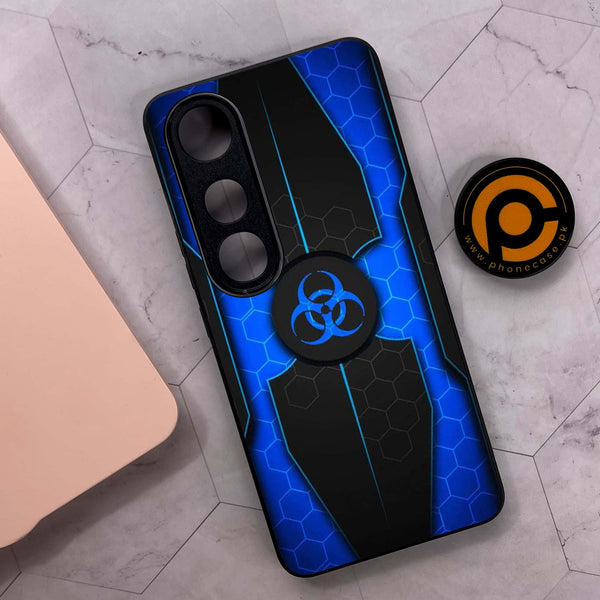 Vivo V50 Lite - Biohazard Sign Design 1 - Premium Metal Printed soft Bumper shock Proof Case  CS-39214 CS-41559