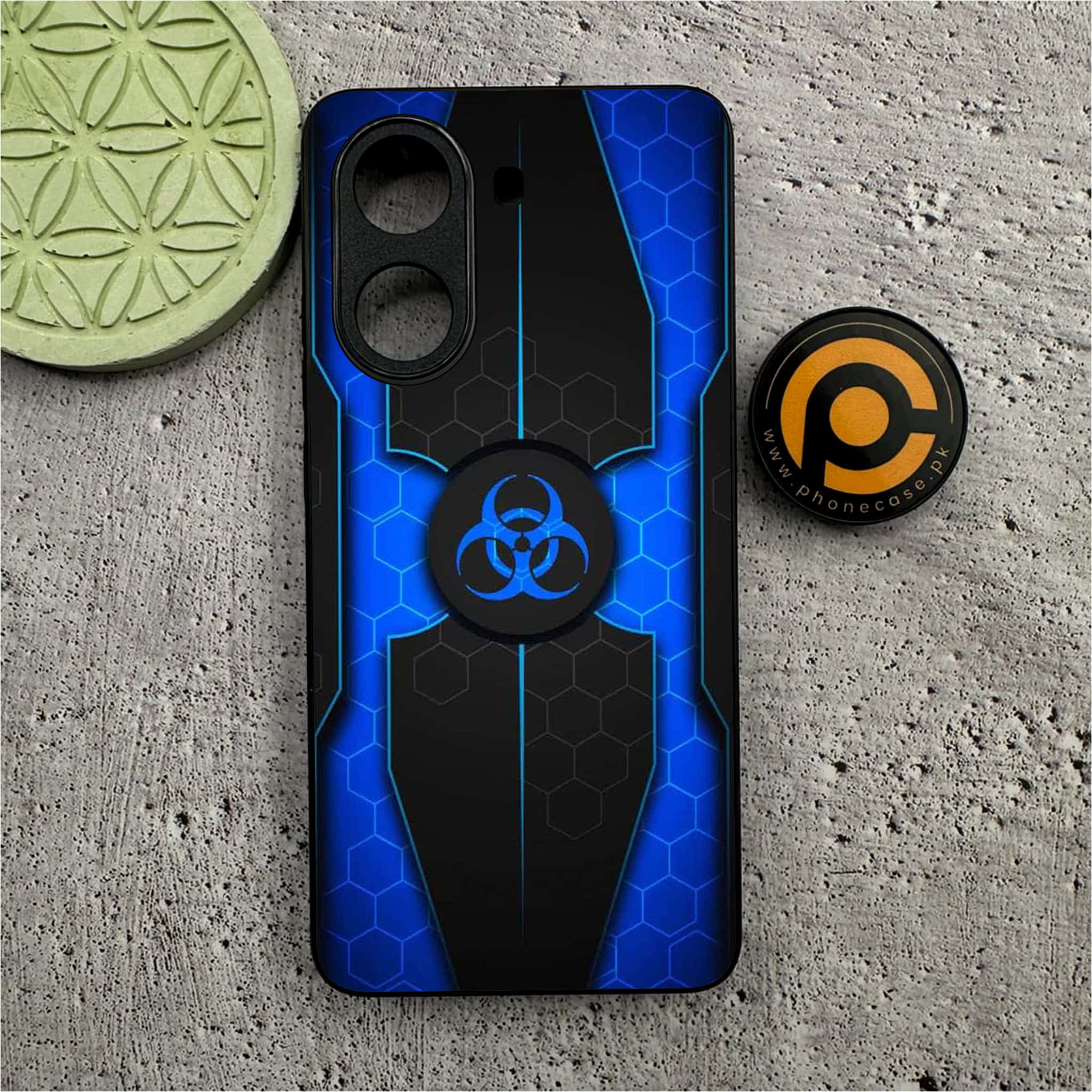 Xiaomi Poco X7 Pro 5G - Biohazard Sign Series - Premium Metal Printed soft Bumper shock Proof Case