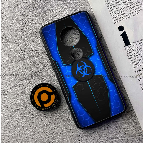 Moto G7 - Biohazard Sign Series - Premium Printed Glass soft Bumper shock Proof Case