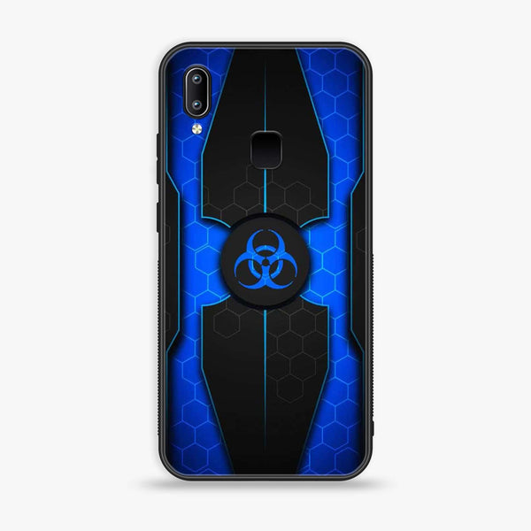 VIVO Y91 - Biohazard Sign Series - Premium Printed Glass soft Bumper shock Proof Case