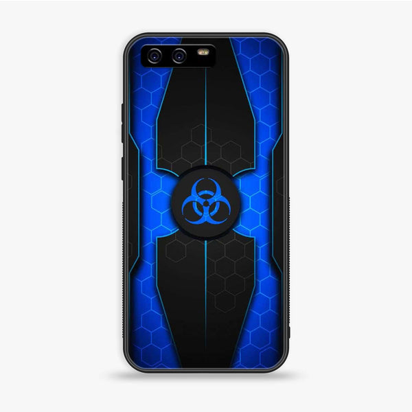 Huawei P10 - Biohazard Sign Series - Premium Printed Glass soft Bumper shock Proof Case
