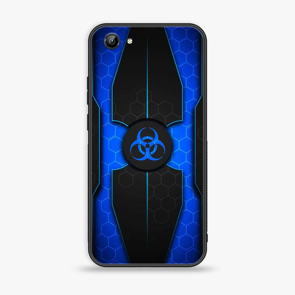 Vivo Y71 - Biohazard Sign Series - Premium Printed Glass soft Bumper shock Proof Case