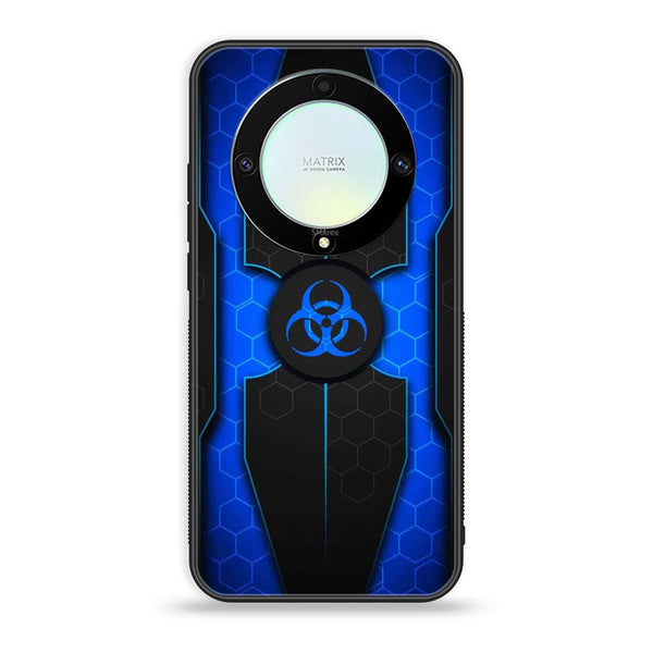 HONOR X9A - Biohazard Sign Series - Premium Printed Glass soft Bumper shock Proof Case