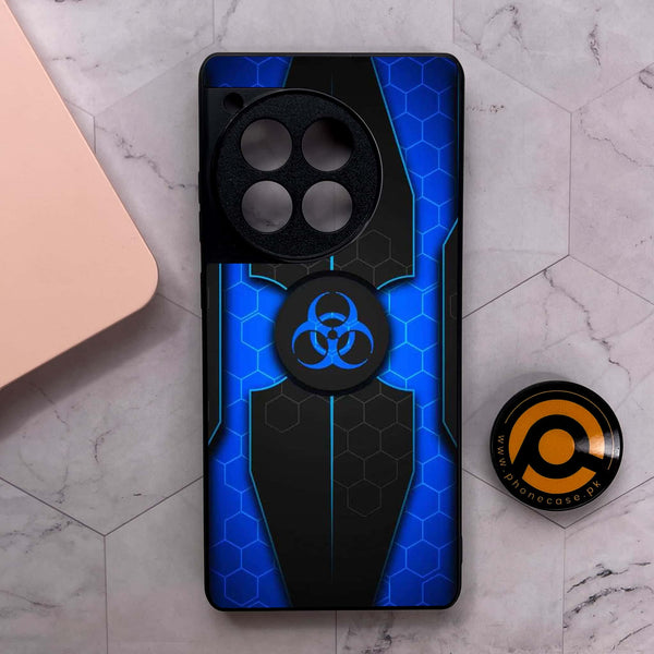 OnePlus 12R - Biohazard Sign Series - Premium Metal Printed soft Bumper shock Proof Case