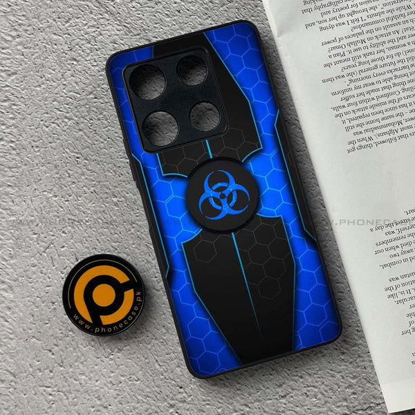 Infinix Note 30 Pro - Biohazard Sign Series - Premium Metal Printed soft Bumper shock Proof Case