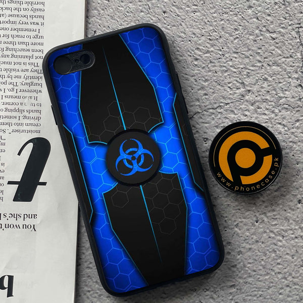 iPhone 7 / 8 - Biohazard Sign Series - Premium Printed Glass soft Bumper shock Proof Case