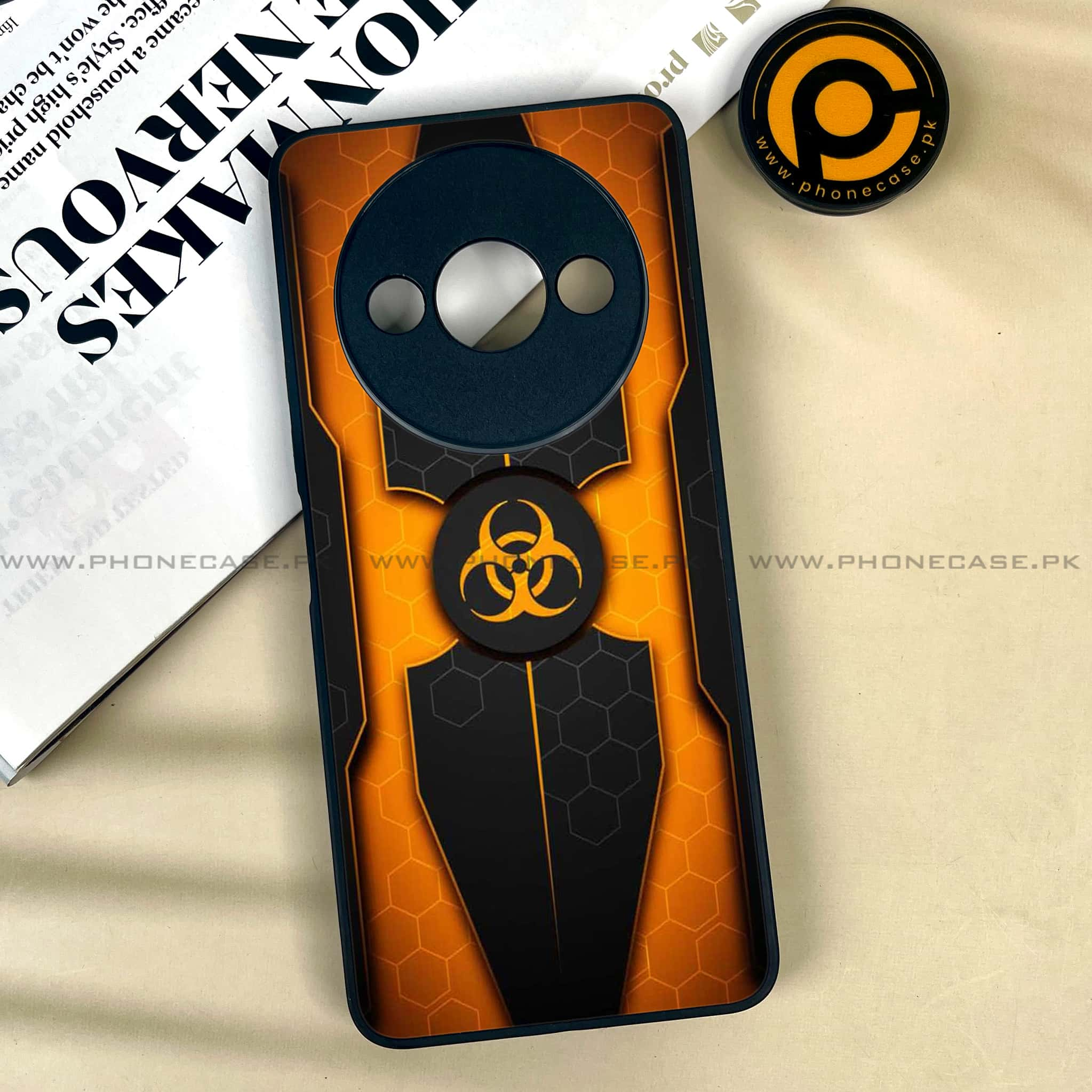 Xiaomi Redmi A3x - Biohazard Sign Series - Premium Printed Metal soft Bumper shock Proof Case