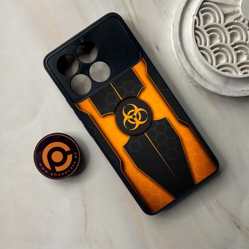 Xiaomi Poco F6 Pro - Biohazard Sign Series - Premium Metal Printed soft Bumper shock Proof Case