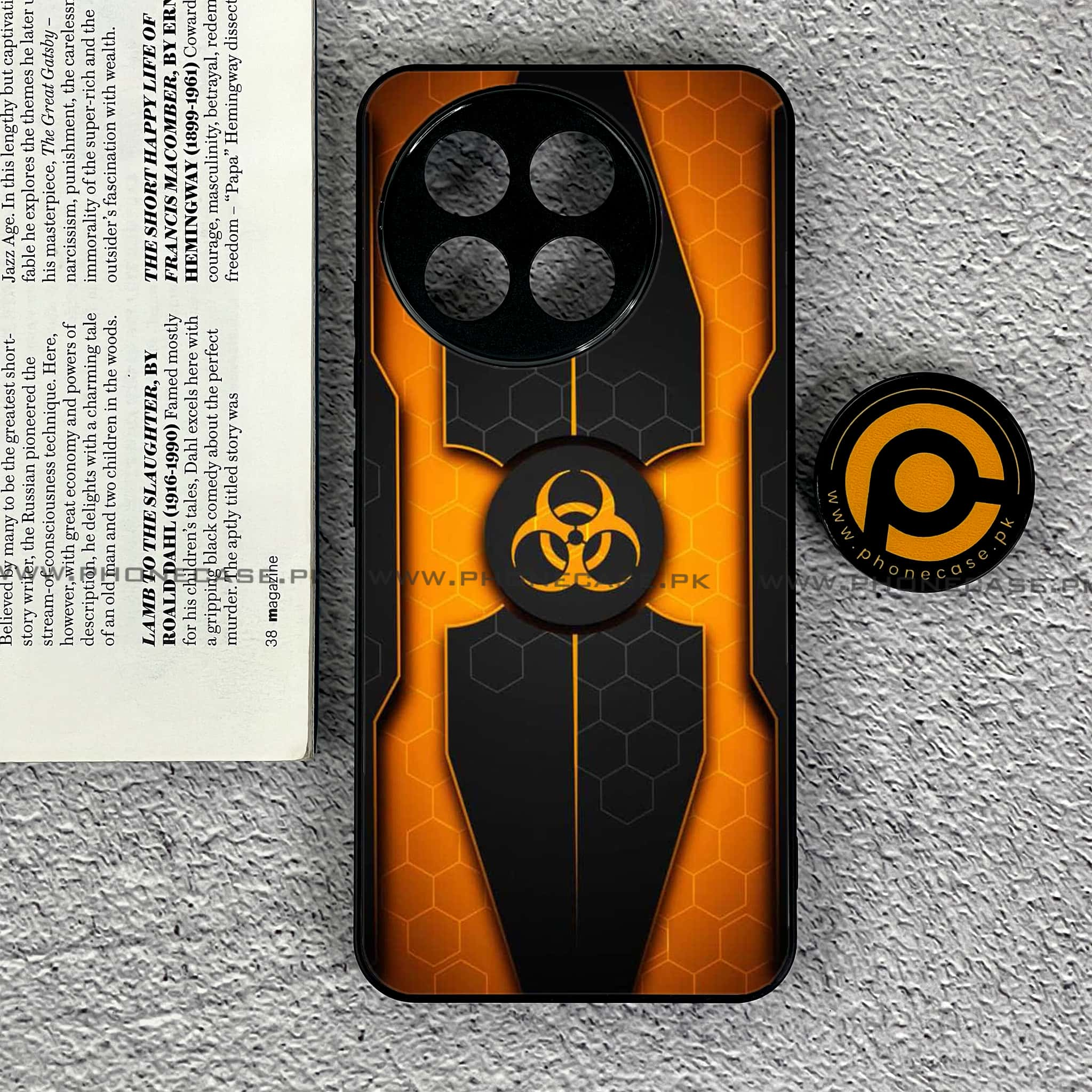 Tecno Spark 30 Pro - Biohazard Sign Series - Premium Printed Glass soft Bumper shock Proof Case