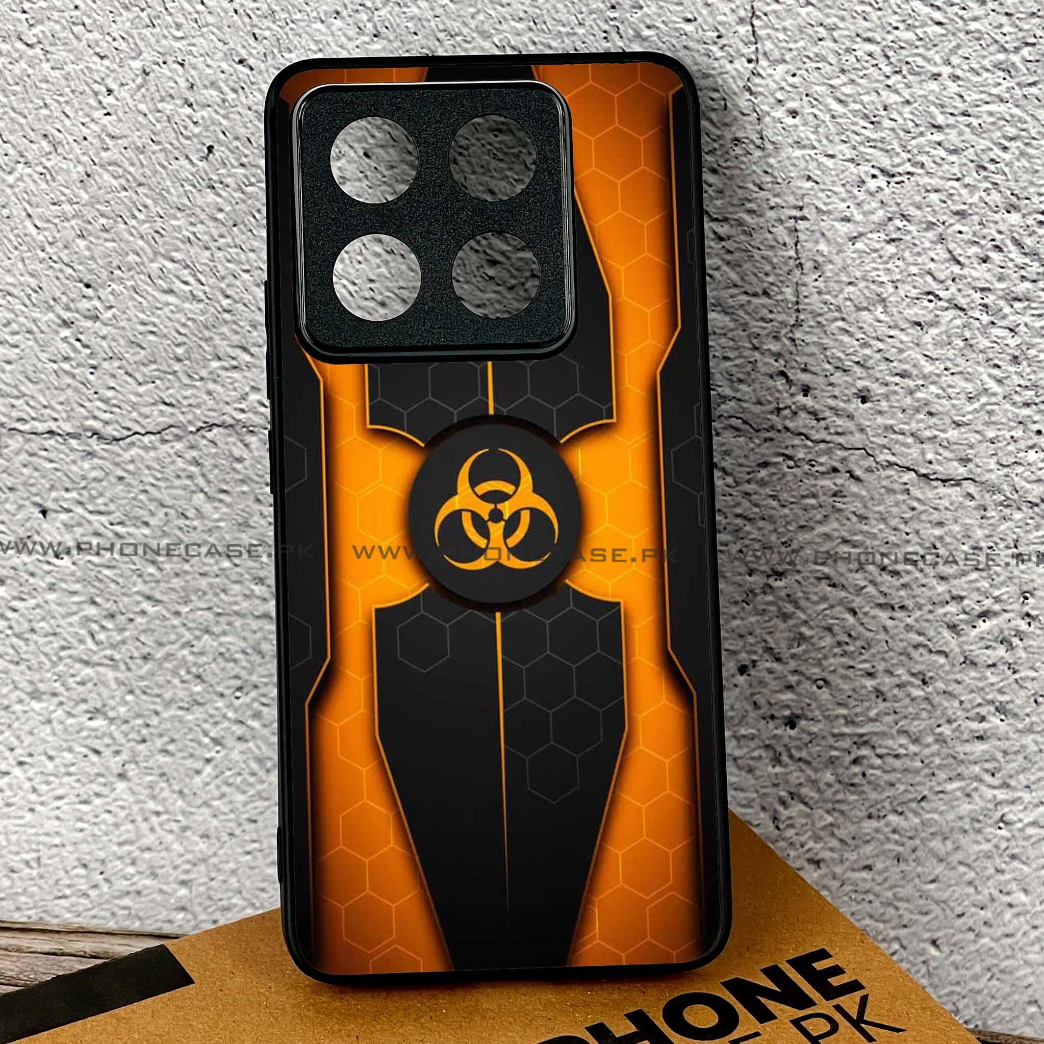 Xiaomi 14T - Biohazard Sign Series - Premium Printed Glass soft Bumper shock Proof Case