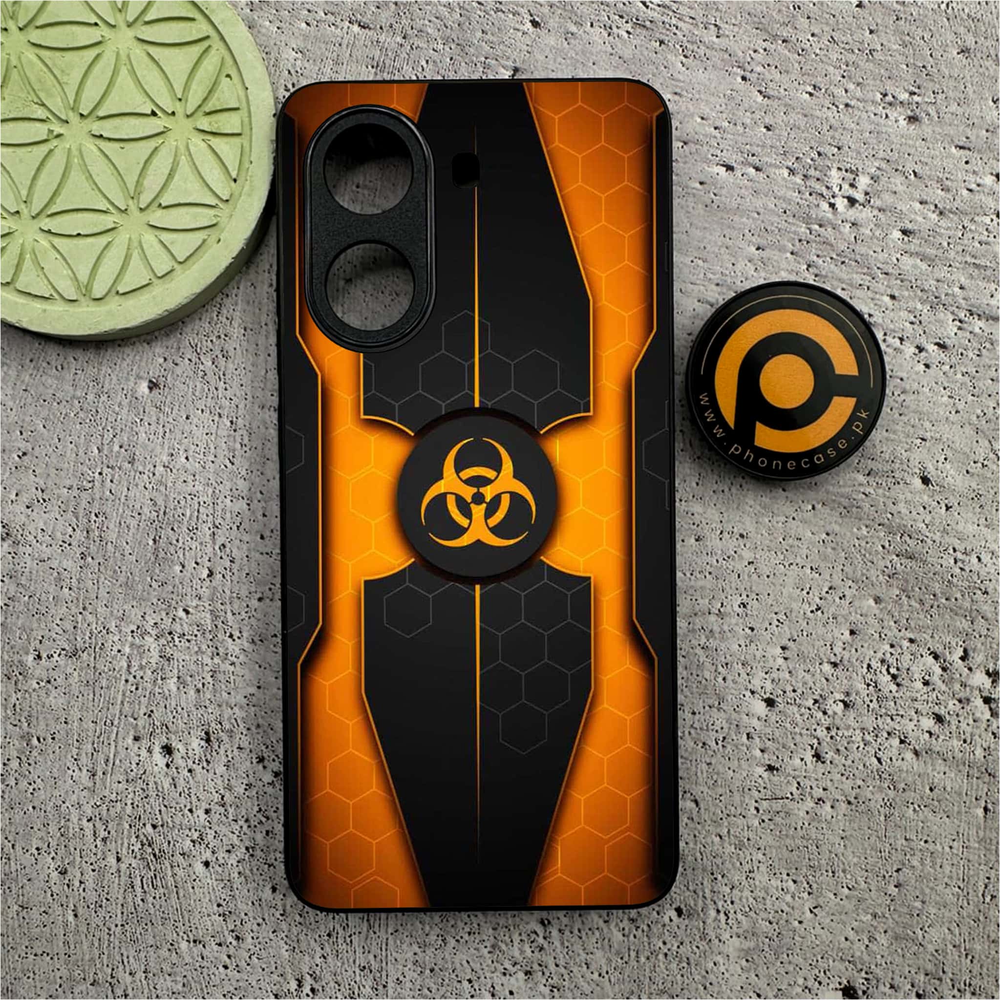 Xiaomi Poco X7 Pro 5G - Biohazard Sign Series - Premium Metal Printed soft Bumper shock Proof Case