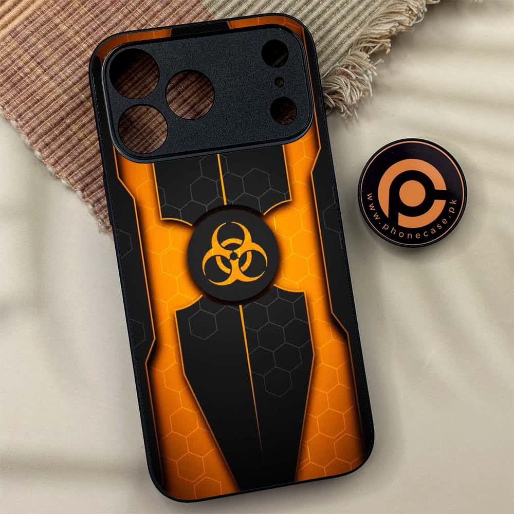 iPhone 17 Pro Max - Biohazard Sign Series - Premium Metal Printed soft Bumper shock Proof Case