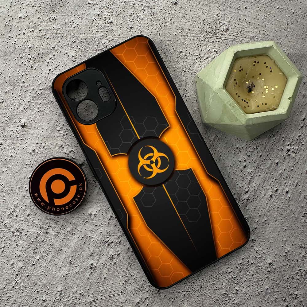 Nothing Phone 2 - Biohazard Sign Series - Premium Metal  Printed soft Bumper shock Proof Case