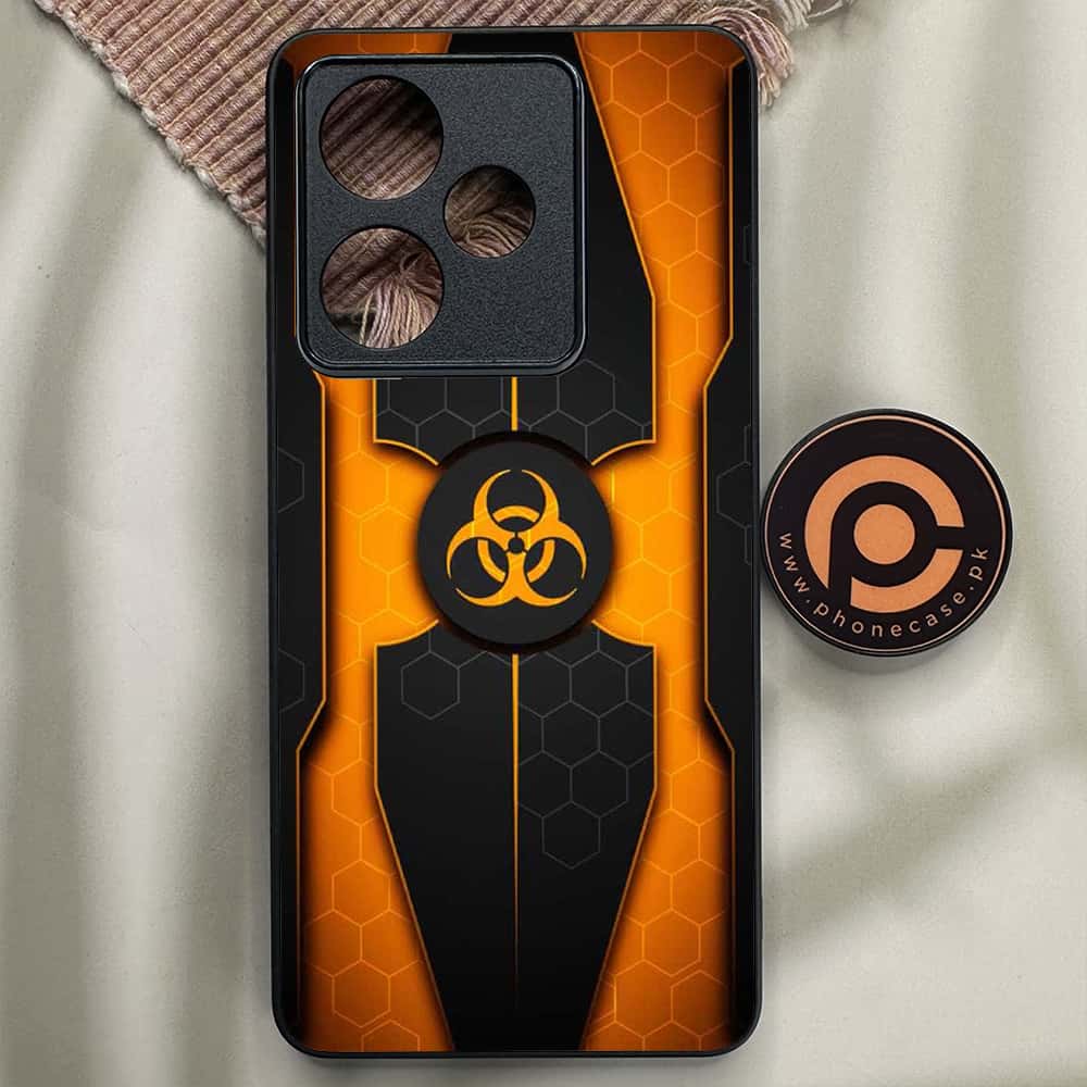 Realme GT 7 - Biohazard Sign Series - Premium Metal Printed soft Bumper shock Proof Case