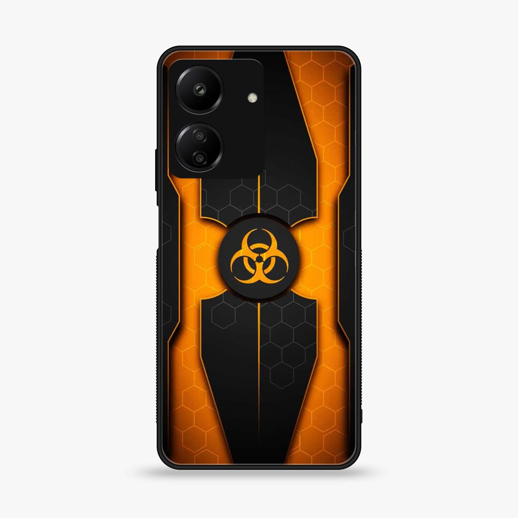 Xiaomi Poco C65 - Biohazard Sign Series - Premium Printed Glass soft Bumper shock Proof Case