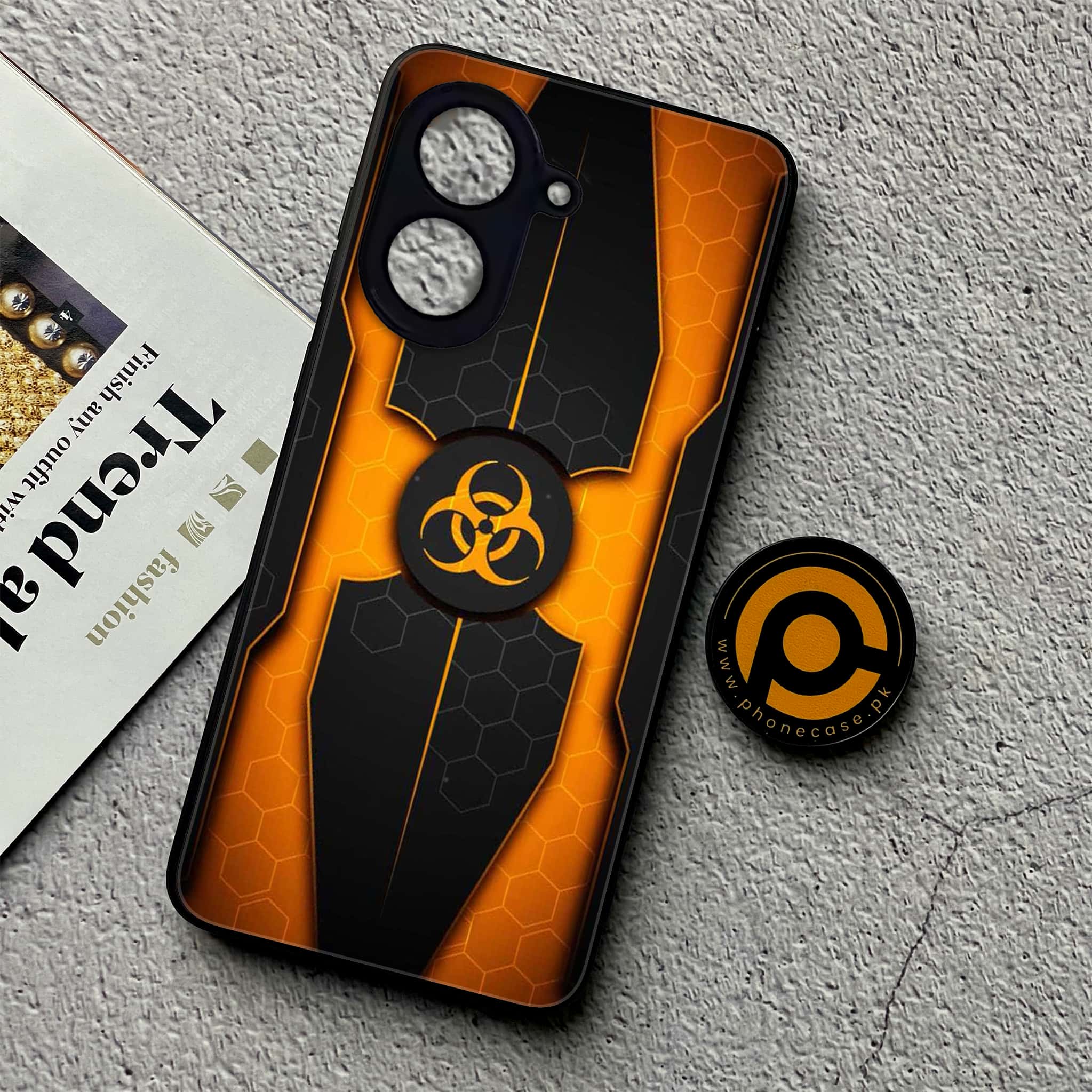 Xiaomi Redmi A5 - Biohazard Sign Series - Premium Metal Printed soft Bumper shock Proof Case
