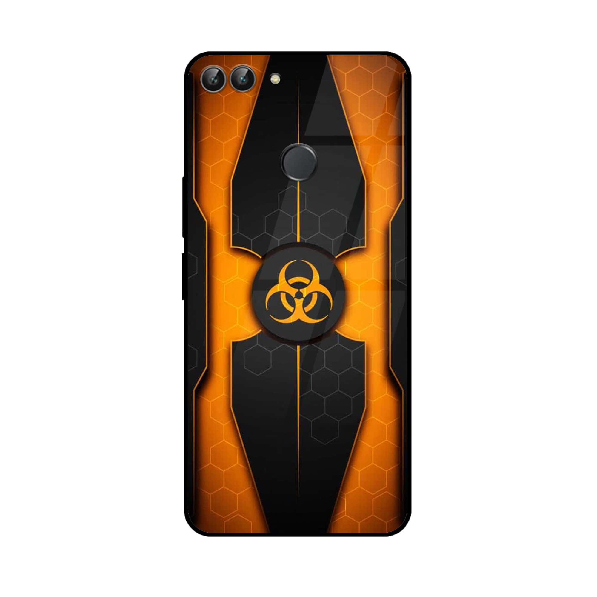 Huawei P Smart - Biohazard Sign Series - Premium Printed Glass soft Bumper shock Proof Case