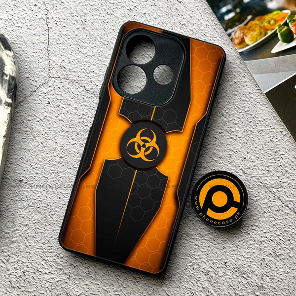 Oppo A5 Pro - Biohazard Sign Design 2  - Premium Metal Printed soft Bumper shock Proof Case CS-39184