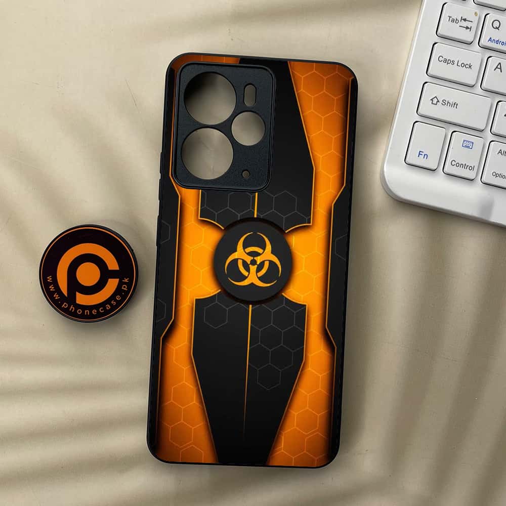 Realme 14 5G - Biohazard Sign Series - Premium Metal Printed soft Bumper Shock Proof Case