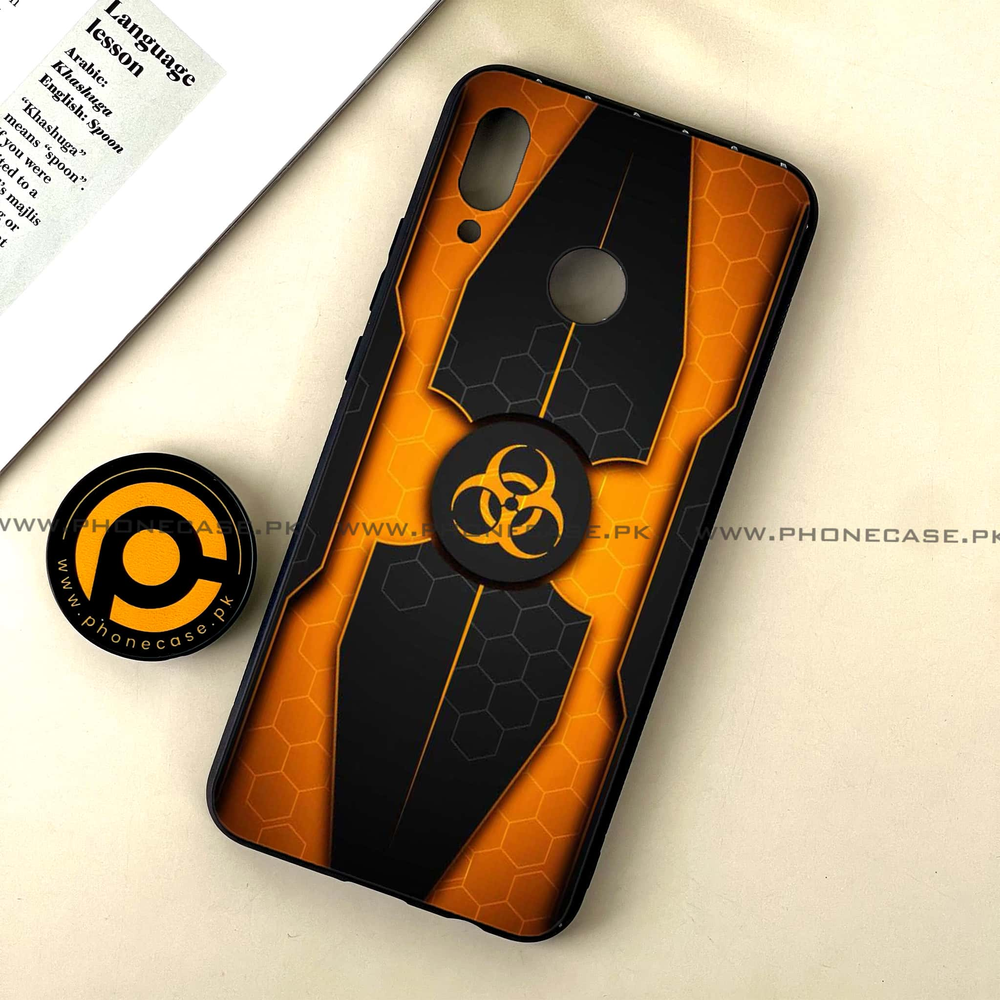 Huawei Nova 3 - Biohazard Sign Series - Premium Printed Glass soft Bumper shock Proof Case