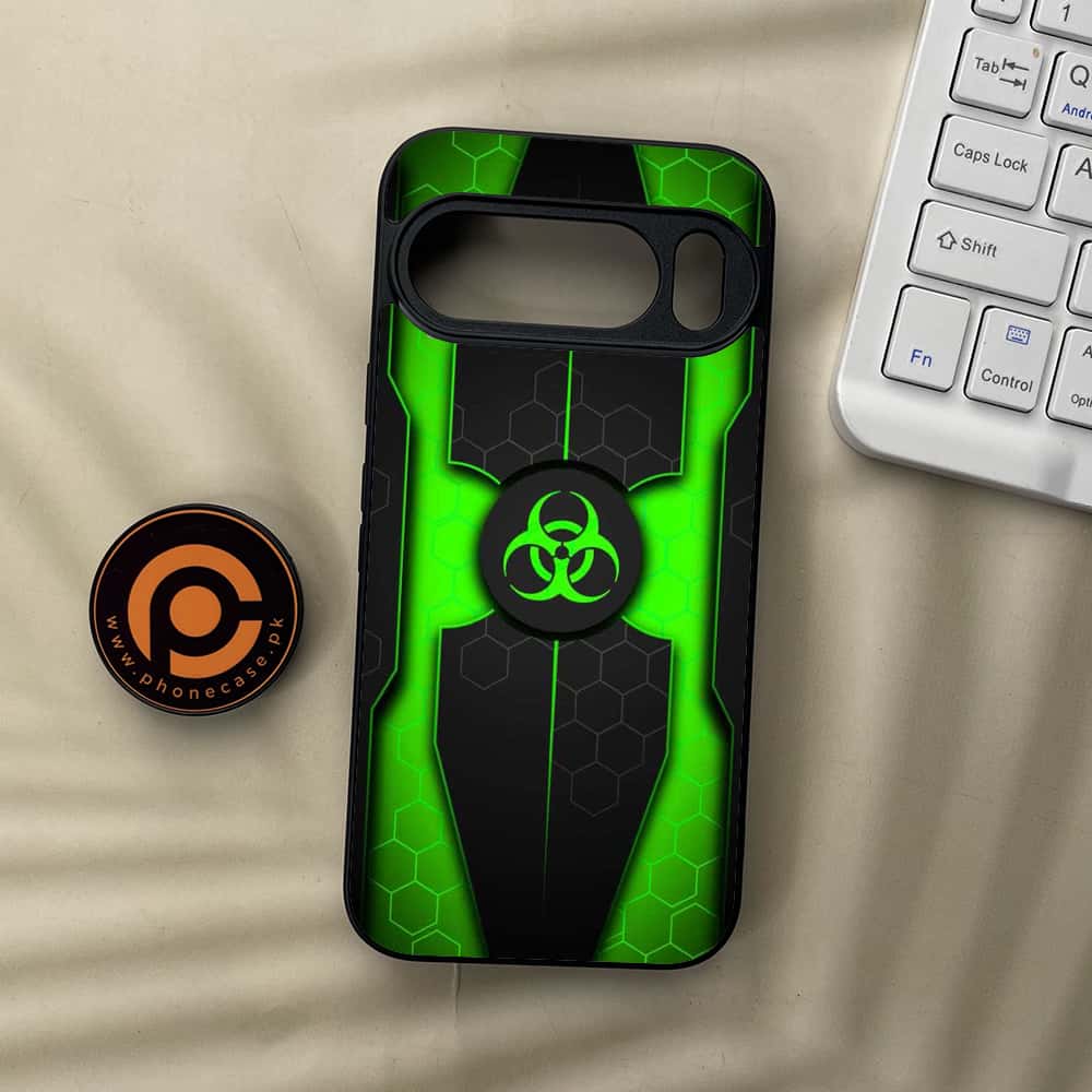 Google Pixel 10 Pro XL - Biohazard Sign Series - Premium Metal Printed soft Bumper Shock Proof Case