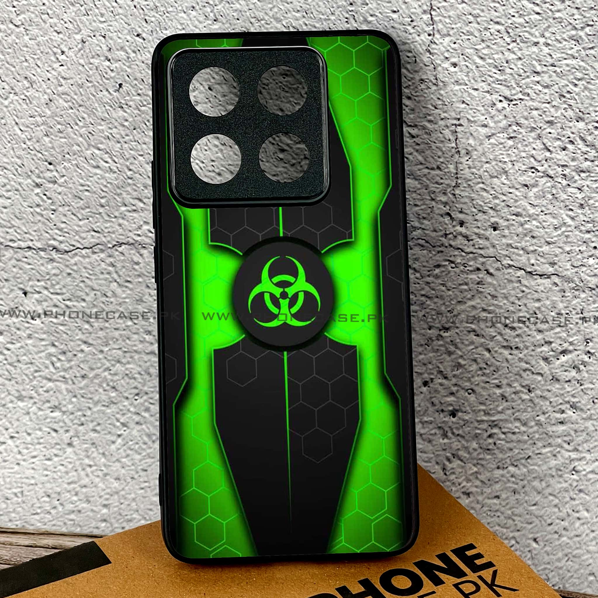 Xiaomi 14T Pro - Biohazard Sign Series - Premium Printed Glass soft Bumper shock Proof Case