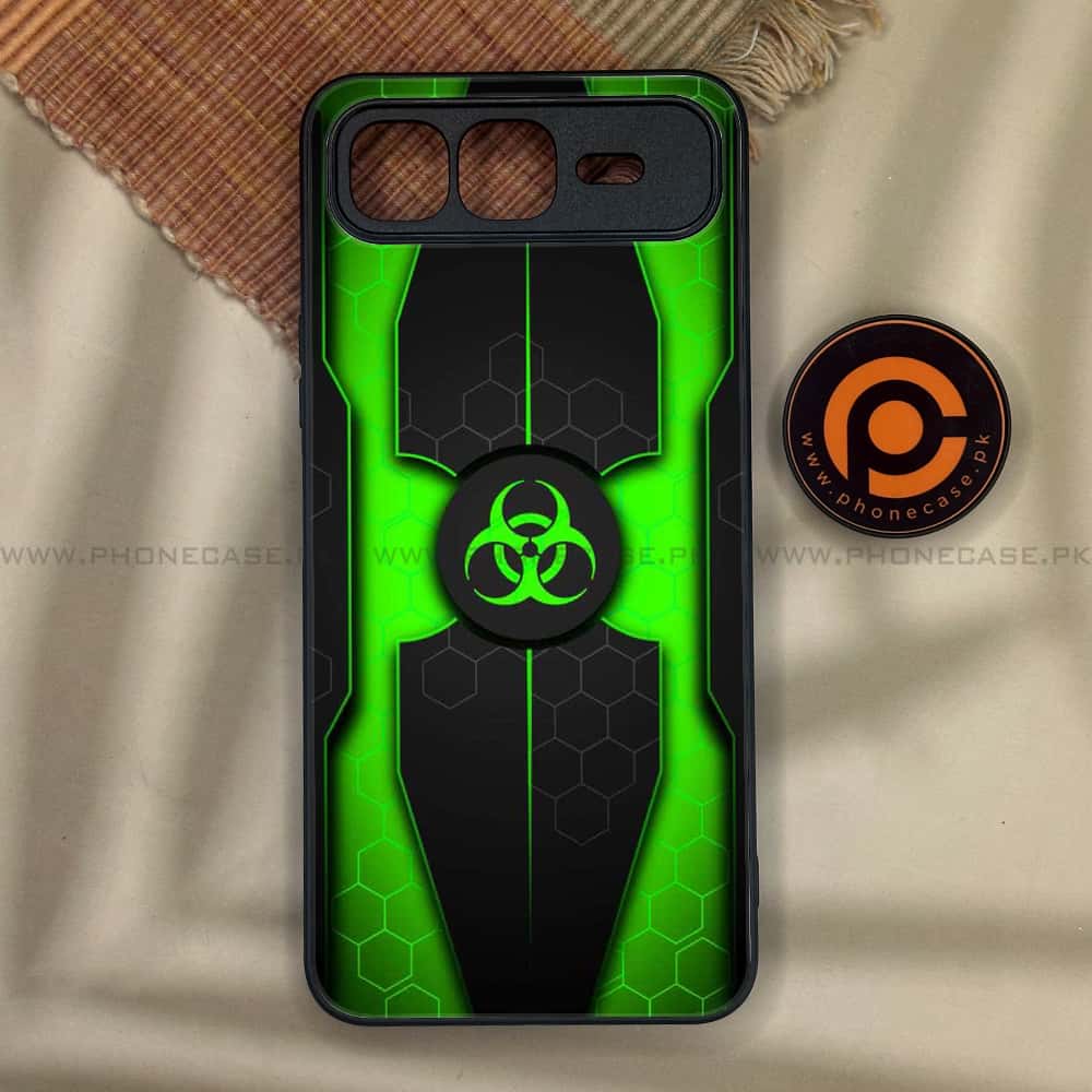 Infinix Smart 10 Plus - Biohazard Sign Series - Premium Metal Printed soft Bumper shock Proof Case